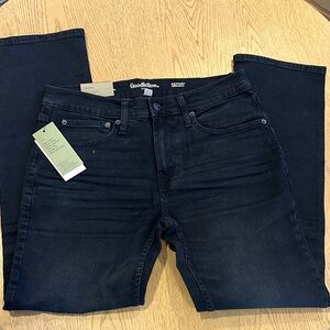 Goodfellow & Co Men's Dark Wash slim Straight Jeans 30x30 NWT
